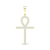 Thumbnail Image 1 of Men's Diamond Ankh Charm 1/2 ct tw 10K Yellow Gold