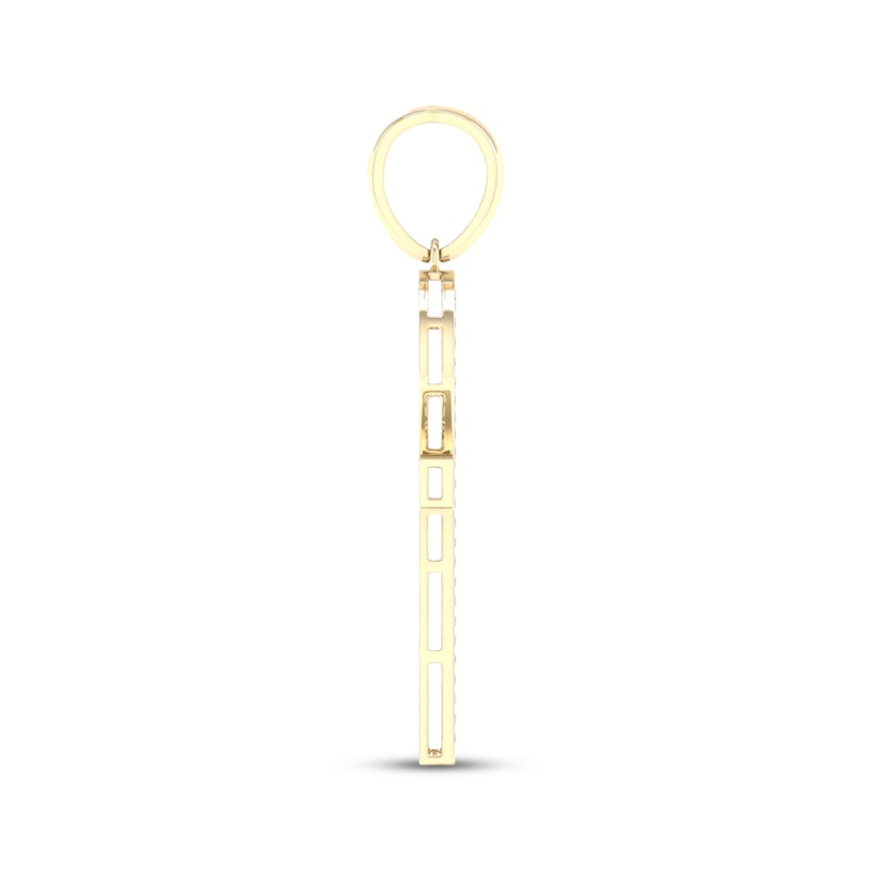 Main Image 3 of Men's Diamond Ankh Charm 1/2 ct tw 10K Yellow Gold