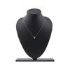 Thumbnail Image 6 of Multi-Diamond Cushion Halo Necklace 1/6 ct tw 10K Rose Gold 18&quot;