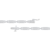 Thumbnail Image 3 of Diamond Pavé Link Bracelet 1/2 ct tw 10K White Gold 7.25&quot;
