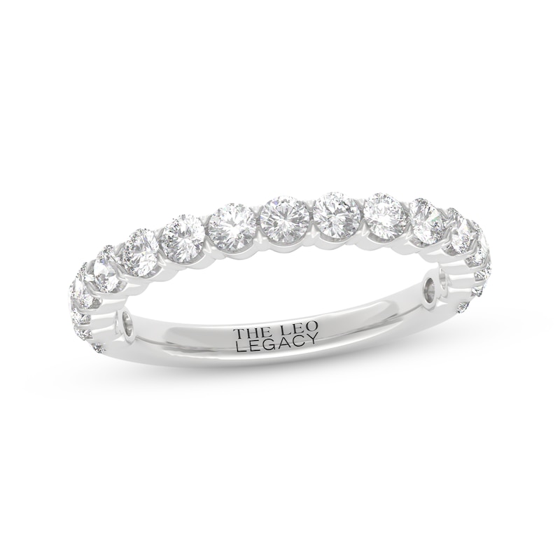 Main Image 1 of THE LEO Legacy Lab-Grown Diamond Anniversary Ring 1 ct tw 14K White Gold