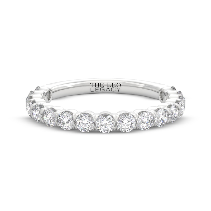 Main Image 3 of THE LEO Legacy Lab-Grown Diamond Anniversary Ring 1 ct tw 14K White Gold