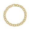 Thumbnail Image 2 of 6mm Curb Chain Bracelet Hollow 10K Yellow Gold 8.5"