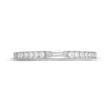 Thumbnail Image 3 of Neil Lane Artistry Heritage Baguette & Round-Cut Diamond Anniversary Ring 3/8 ct tw Platinum