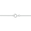 Thumbnail Image 2 of Baguette & Round-Cut Diamond Linear Necklace 1/4 ct tw 10K White Gold 18"
