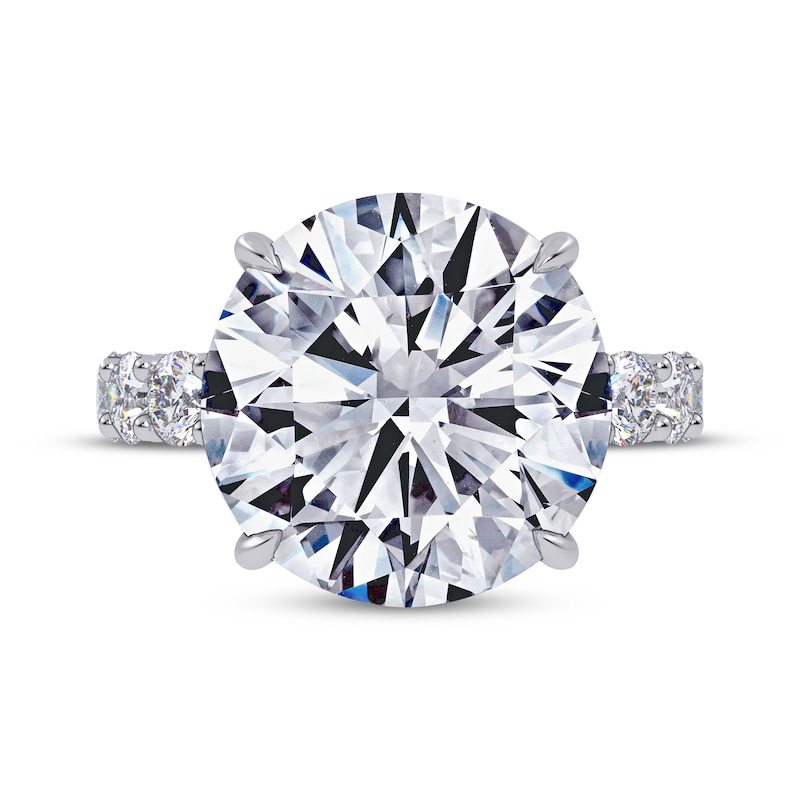 Main Image 3 of Now + Forever Lab-Grown Diamonds Round-Cut Engagement Ring 11-1/2 ct tw 14K White Gold