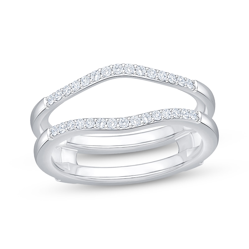 Main Image 1 of Now + Forever Diamond Contour Enhancer Ring 1/5 ct tw 14K White Gold