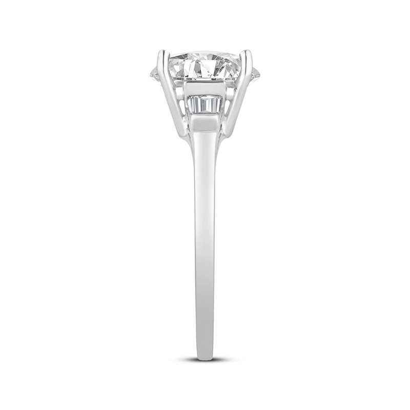 Main Image 2 of Now + Forever Lab-Grown Diamonds Round-Cut Engagement Ring 3-1/2 ct tw 14K White Gold