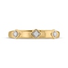 Thumbnail Image 3 of STUDIO BY KAY Stackable Diamond Fashion Ring 1/20 ct tw 24K Yellow Gold Vermeil Sterling Silver