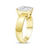 Thumbnail Image 2 of Now + Forever Lab-Grown Diamonds Radiant-Cut Solitaire Engagement Ring 3 ct tw 14K Yellow Gold (F/VS2)