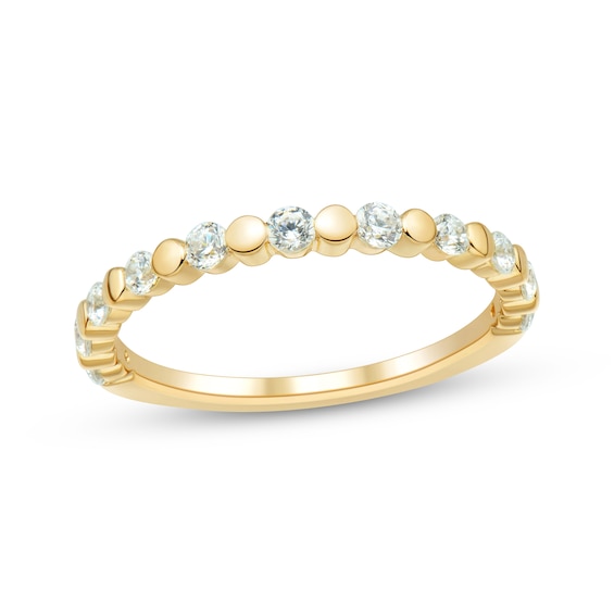 Now + Forever Diamond Stackable Anniversary Ring 1/4 ct tw 14K Yellow Gold