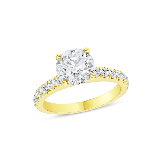 Now + Forever Lab-Grown Diamonds Engagement Ring Setting 1/2 ct tw 14K Yellow Gold