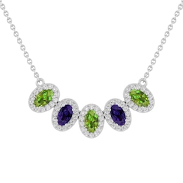 Birthstone Family & Mother's Necklace (1-5 Stones)