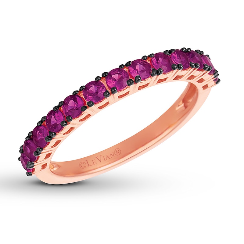 Main Image 1 of Le Vian Natural Ruby Ring 14K Strawberry Gold
