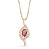 Le Vian Ruby Necklace 1/3 ct tw Diamonds 14K Honey Gold