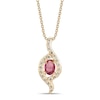 Thumbnail Image 1 of Le Vian Ruby Necklace 1/3 ct tw Diamonds 14K Honey Gold