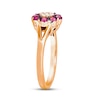 Thumbnail Image 3 of Le Vian Diamond & Ruby Ring 1/20 ct tw Diamonds 14K Strawberry Gold