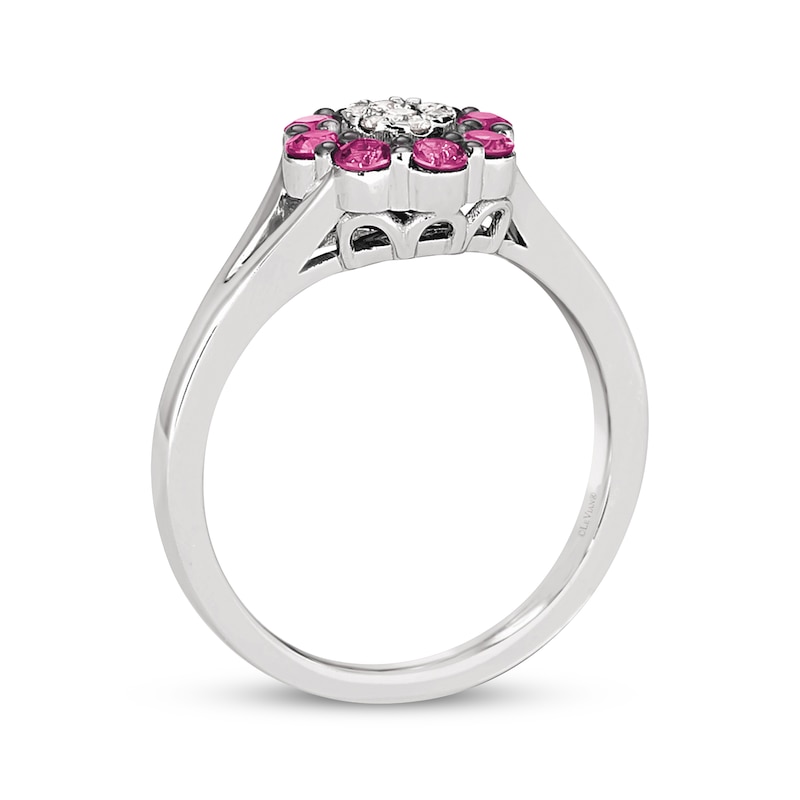 Le Vian Diamond & Ruby Ring 1/20 ct tw Diamonds 14K Vanilla Gold