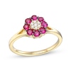 Thumbnail Image 0 of Le Vian Diamond & Ruby Ring 1/20 ct tw Diamonds 14K Honey Gold