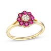 Thumbnail Image 0 of Le Vian Diamond & Ruby Ring 1/20 ct tw Diamonds 14K Honey Gold