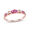 Thumbnail Image 1 of Le Vian Ruby & Diamond Stacking Ring 1/6 ct tw 14K Strawberry Gold