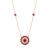 Thumbnail Image 1 of Le Vian Ruby Necklace 1/10 ct tw Diamonds 14K Strawberry Gold 19&quot;