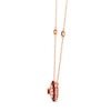 Thumbnail Image 2 of Le Vian Ruby Necklace 1/10 ct tw Diamonds 14K Strawberry Gold 19&quot;