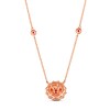 Thumbnail Image 3 of Le Vian Ruby Necklace 1/10 ct tw Diamonds 14K Strawberry Gold 19&quot;