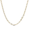 Thumbnail Image 1 of Diamond-Cut Cable Chain Necklace Solid 14K Yellow Gold 18&quot;