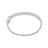 Thumbnail Image 1 of Diamond Adjustable Line Tennis Bracelet 1/4 ct tw Sterling Silver 9"