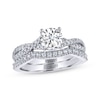 Thumbnail Image 1 of THE LEO Legacy Lab-Grown Diamond Round-Cut Bridal Set 1-1/2 ct tw 14K White Gold