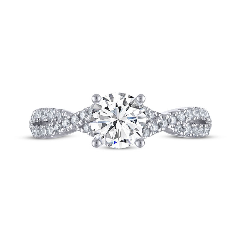 Main Image 6 of THE LEO Legacy Lab-Grown Diamond Engagement Ring 1-1/3 ct tw 14K White Gold