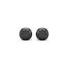 Thumbnail Image 2 of Round-cut Black Diamond Solitaire Stud Earrings 2 ct tw 10K White Gold