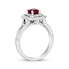Thumbnail Image 3 of Le Vian Vault Ruby Ring 5/8 ct tw Diamonds Platinum Size 7