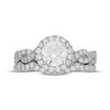 Thumbnail Image 3 of Neil Lane Artistry Round-Cut Lab-Grown Diamond Halo Bridal Set 1-7/8 ct tw 14K White Gold
