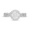 Thumbnail Image 3 of Neil Lane Artistry Round-Cut Lab-Grown Diamond Halo Engagement Ring 1-5/8 ct tw 14K White Gold