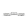 Thumbnail Image 2 of Neil Lane Artistry Lab-Grown Diamond Contoured Wedding Band 1/4 ct tw 14K White Gold