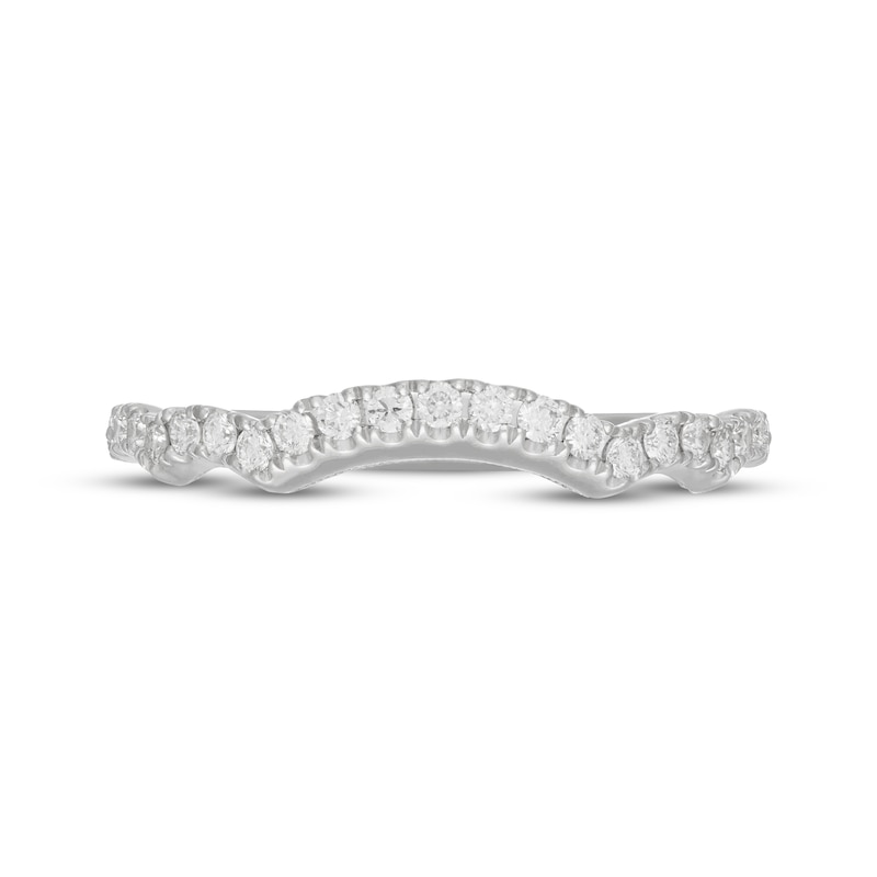Main Image 2 of Neil Lane Artistry Lab-Grown Diamond Contoured Wedding Band 1/4 ct tw 14K White Gold