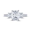 Thumbnail Image 3 of THE LEO Legacy Lab-Grown Diamond Emerald-Cut Three-Stone Engagement Ring 2-7/8 ct tw 14K White Gold