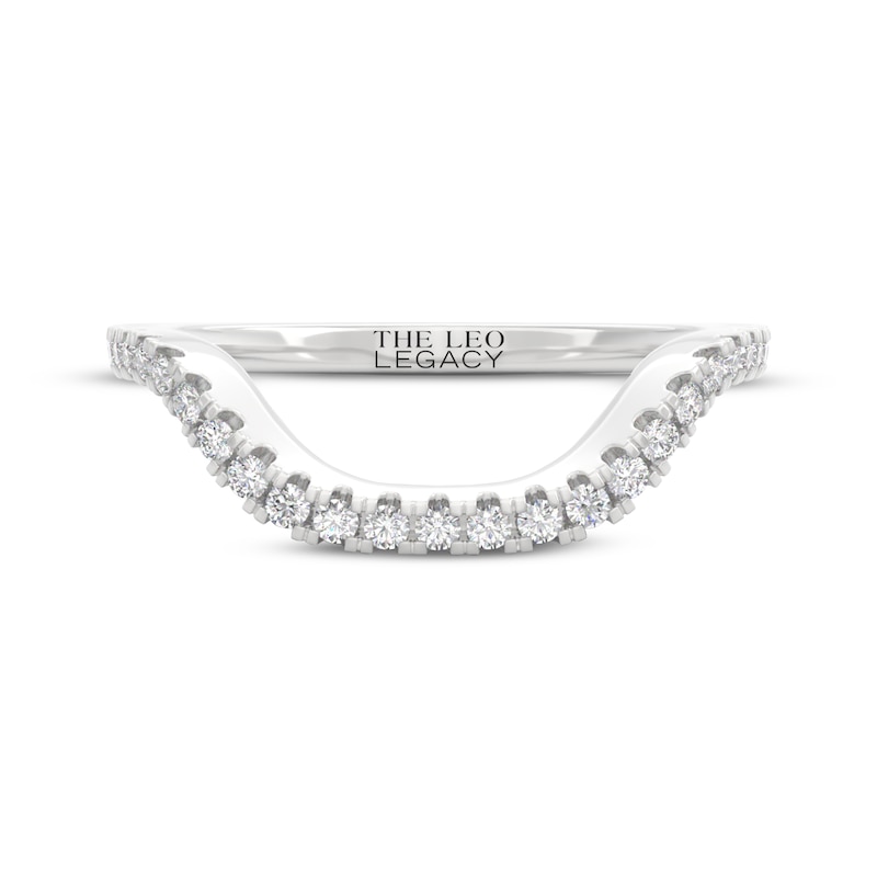 Main Image 9 of THE LEO Legacy Lab-Grown Diamond Wedding Band 1/4 ct tw 14K White Gold