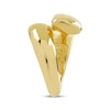 Thumbnail Image 2 of Puff Bypass Fashion Ring 14K Yellow Gold Size 7