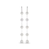 Thumbnail Image 2 of Cultured Pearl Chain Drop Earrings Sterling Silver