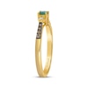 Thumbnail Image 2 of Le Vian Emerald Ring 1/8 ct tw Diamonds 14K Honey Gold