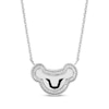 Thumbnail Image 1 of Disney Treasures The Lion King Diamond Necklace 1/10 ct tw Sterling Silver 18"