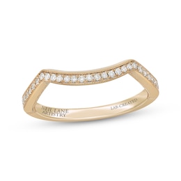Neil Lane Artistry Lab-Grown Diamond Contour Wedding Band 1/6 ct tw 14K Yellow Gold