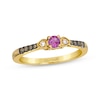 Thumbnail Image 1 of Le Vian Ruby Ring 1/8 ct tw Diamonds 14K Honey Gold