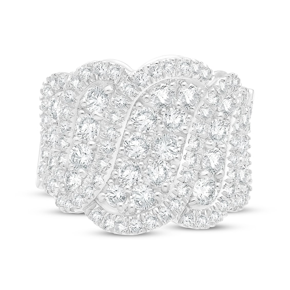 KAY Lab-Grown Diamonds Swirl Ring 3 ct tw 10K White Gold