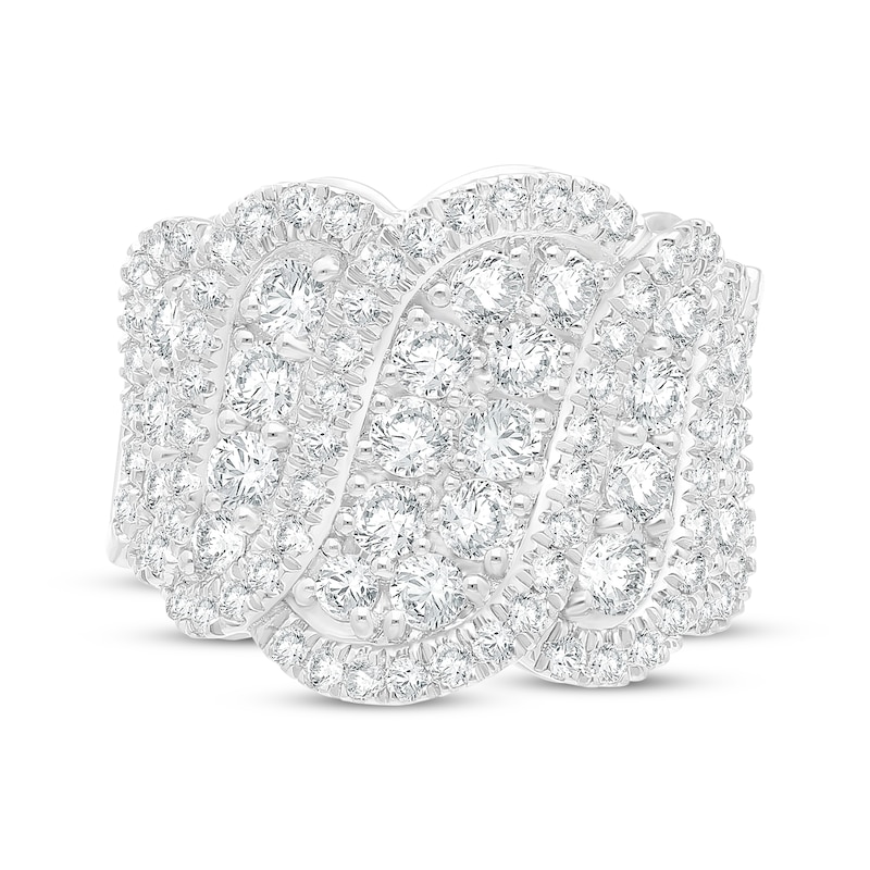 Main Image 1 of KAY Lab-Grown Diamonds Swirl Ring 3 ct tw 10K White Gold