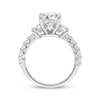 Thumbnail Image 2 of Lab-Grown Diamonds Round-Cut Three-Stone Engagement Ring 3-1/2 ct tw 14K White Gold