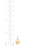 Thumbnail Image 5 of Charmed Memories &quot;Love&quot; Cutout Heart Lock Charm 10K Yellow Gold